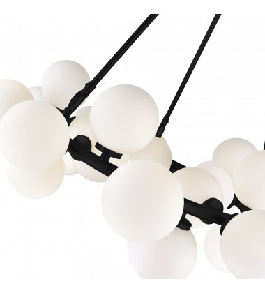  Arya 25 Light Chandelier With Black Finish (1020P26-25-101) - CWI
