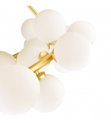  Arya 25 Light Chandelier With Satin Gold Finish (1020P26-25-602) - CWI