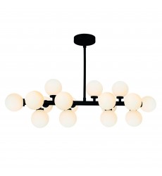  Arya 16 Light Chandelier With Black Finish (1020P36-16-101) - CWI