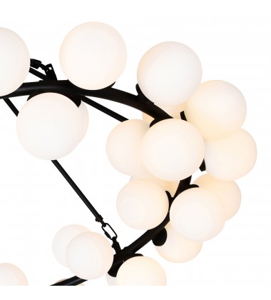  Arya 45 Light Chandelier With Black Finish (1020P39-45-101) - CWI