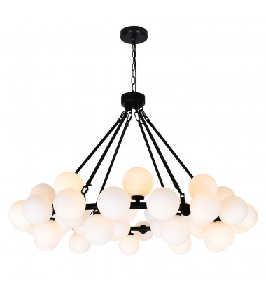  Arya 45 Light Chandelier With Black Finish (1020P39-45-101) - CWI