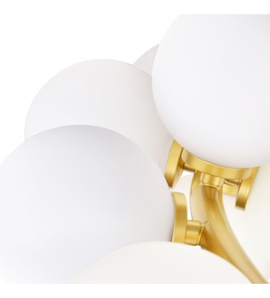  Arya 45 Light Chandelier With Satin Gold Finish (1020P39-45-602) - CWI