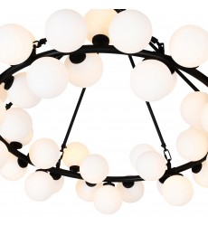  Arya 70 Light Chandelier With Black Finish (1020P39-70-101) - CWI