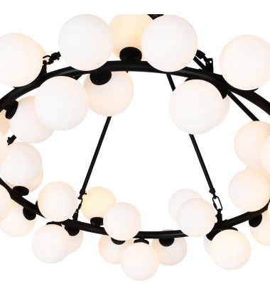  Arya 70 Light Chandelier With Black Finish (1020P39-70-101) - CWI