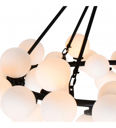  Arya 70 Light Chandelier With Black Finish (1020P39-70-101) - CWI