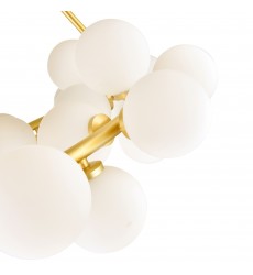  Arya 70 Light Chandelier With Satin Gold Finish (1020P39-70-602) - CWI