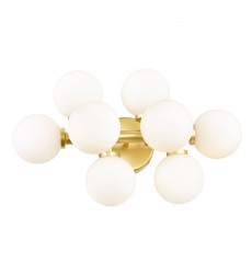  Arya 8 Light Wall Sconce With Satin Gold Finish (1020W18-8-602) - CWI