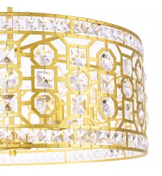  Belinda 6 Light Chandelier With Champagne Finish (1026P23-6-193) - CWI