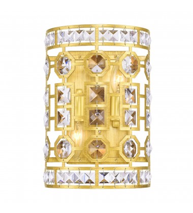  Belinda 2 Light Wall Sconce With Champagne Finish (1026W8-2-193) - CWI