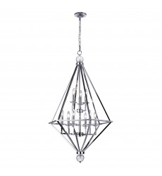  CWI-Calista 9 Light Chandelier With Chrome Finish (1027P26-9-601)