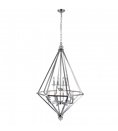  Calista 12 Light Chandelier With Chrome Finish (1027P32-12-601) - CWI