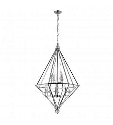  Calista 12 Light Chandelier With Chrome Finish (1027P32-12-601) - CWI