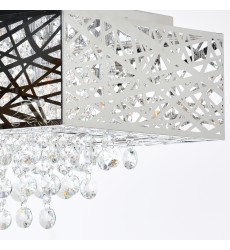  Eternity 9 Light Chandelier With Chrome Finish (1032P18-9-601-S) - CWI