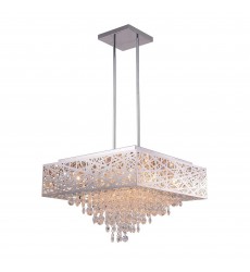  Eternity 12 Light Chandelier With Chrome Finish (1032P22-12-601-S) - CWI
