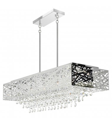 Eternity 16 Light Chandelier With Chrome Finish (1032P46-16-601-RC) - CWI Eternity 16 Light Chandelier With Chrome Finish (1032P46-16-601-RC) - CWI