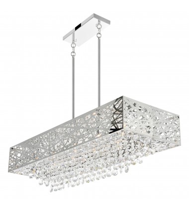 Eternity 16 Light Chandelier With Chrome Finish (1032P46-16-601-RC) - CWI Eternity 16 Light Chandelier With Chrome Finish (1032P46-16-601-RC) - CWI