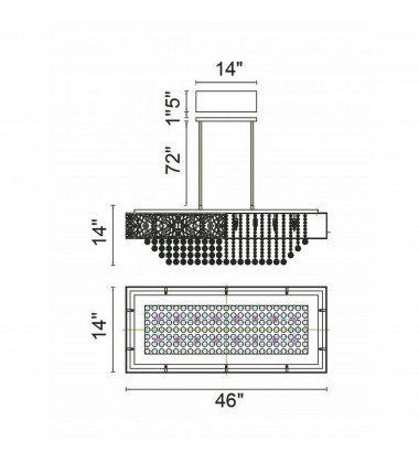 Eternity 16 Light Chandelier With Chrome Finish (1032P46-16-601-RC) - CWI Eternity 16 Light Chandelier With Chrome Finish (1032P46-16-601-RC) - CWI