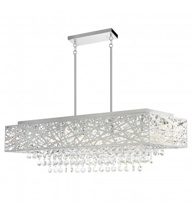 Eternity 16 Light Chandelier With Chrome Finish (1032P46-16-601-RC) - CWI Eternity 16 Light Chandelier With Chrome Finish (1032P46-16-601-RC) - CWI
