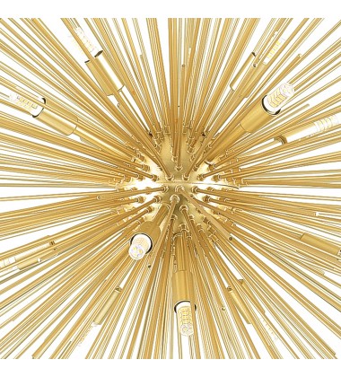  Savannah 14 Light Chandelier With Gold Leaf Finish (1034P40-14-620) - CWI