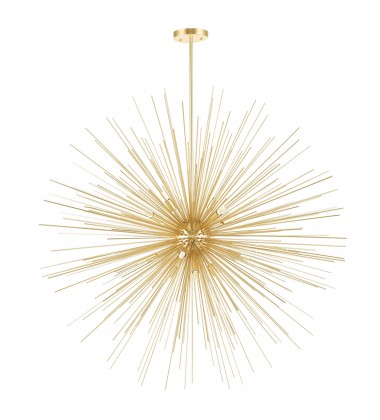  Savannah 14 Light Chandelier With Gold Leaf Finish (1034P40-14-620) - CWI