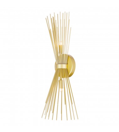  Savannah 2 Light Wall Sconce With Gold Leaf Finish (1034W8-2-620) - CWI