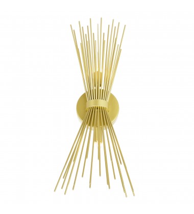  Savannah 2 Light Wall Sconce With Gold Leaf Finish (1034W8-2-620) - CWI