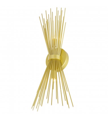  Savannah 2 Light Wall Sconce With Gold Leaf Finish (1034W8-2-620) - CWI