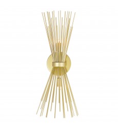  Savannah 2 Light Wall Sconce With Gold Leaf Finish (1034W8-2-620) - CWI