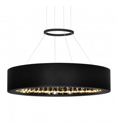  Rosalina LED Chandelier With Matte Black Finish (1040P16-101) - CWI