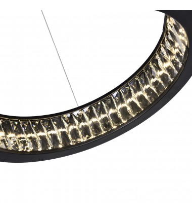  Rosalina LED Chandelier With Matte Black Finish (1040P16-101) - CWI