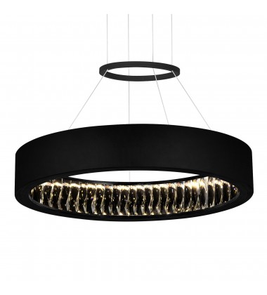  Rosalina LED Chandelier With Matte Black Finish (1040P20-101) - CWI
