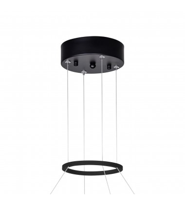  Rosalina LED Chandelier With Matte Black Finish (1040P20-101) - CWI