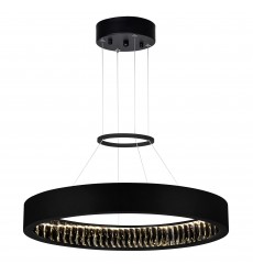  Rosalina LED Chandelier With Matte Black Finish (1040P26-101) - CWI