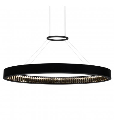  Rosalina LED Chandelier With Matte Black Finish (1040P42-101-O) - CWI