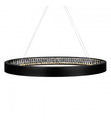  Rosalina LED Chandelier With Matte Black Finish (1040P42-101-O) - CWI
