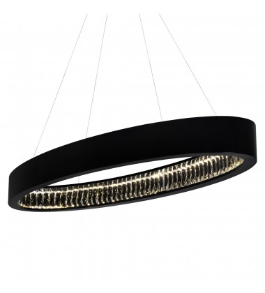  Rosalina LED Chandelier With Matte Black Finish (1040P42-101-O) - CWI