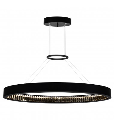  Rosalina LED Chandelier With Matte Black Finish (1040P42-101-O) - CWI
