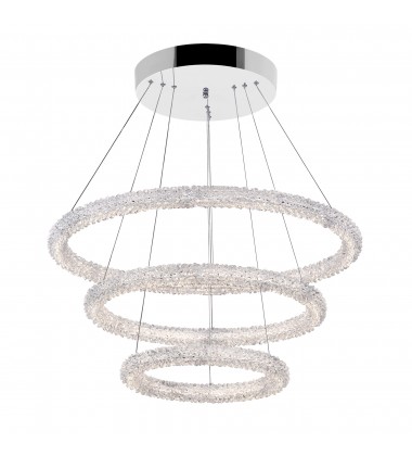 Arielle LED Chandelier With Chrome Finish Arielle LED Chandelier With Chrome Finish (1042P32-601-3R) - CWI