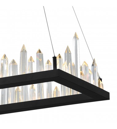  Juliette LED Chandelier With Black Finish (1043P32-101-RC) - CWI