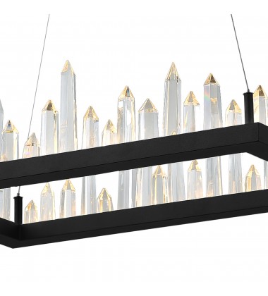 Juliette LED Chandelier With Black Finish (1043P32-101-RC) - CWI