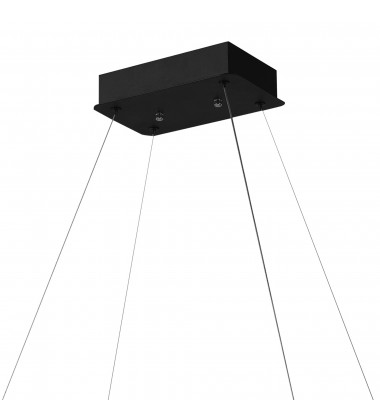  Juliette LED Chandelier With Black Finish (1043P32-101-RC) - CWI