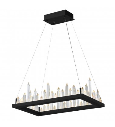 Juliette LED Chandelier With Black Finish (1043P32-101-RC) - CWI