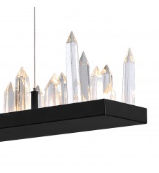  Juliette LED Chandelier With Black Finish (1043P34-101-RC) - CWI