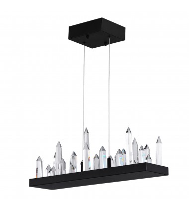 Juliette LED Chandelier With Black Finish (1043P34-101-RC) - CWI  Juliette LED Chandelier With Black Finish (1043P34-101-RC) - CWI