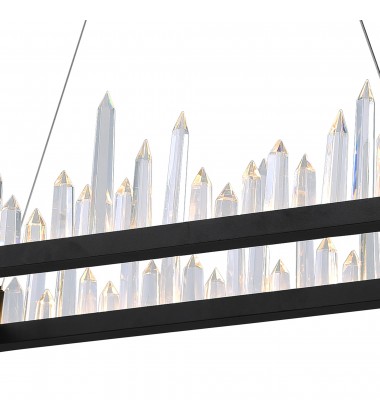  Juliette LED Chandelier With Black Finish (1043P44-101-RC) - CWI