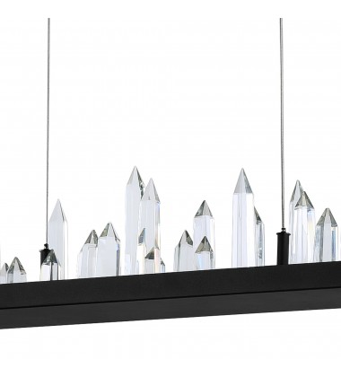 Juliette LED Chandelier With Black Finish (1043P45-101-RC) - CWI Juliette LED Chandelier With Black Finish (1043P45-101-RC) - CWI