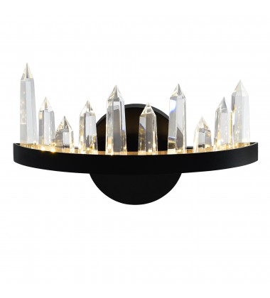 Juliette LED Wall Sconce With Black Finish (1043W12-101) - CWI Juliette LED Wall Sconce With Black Finish (1043W12-101) - CWI