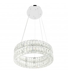  Madeline LED Chandelier With Chrome Finish (1044P20-601-R-2C) - CWI