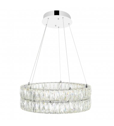 Madeline LED Chandelier With Chrome Finish (1044P20-601-R-2C) - CWI  Madeline LED Chandelier With Chrome Finish (1044P20-601-R-2C) - CWI