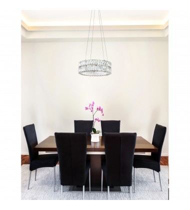 Madeline LED Chandelier With Chrome Finish (1044P20-601-R-2C) - CWI  Madeline LED Chandelier With Chrome Finish (1044P20-601-R-2C) - CWI